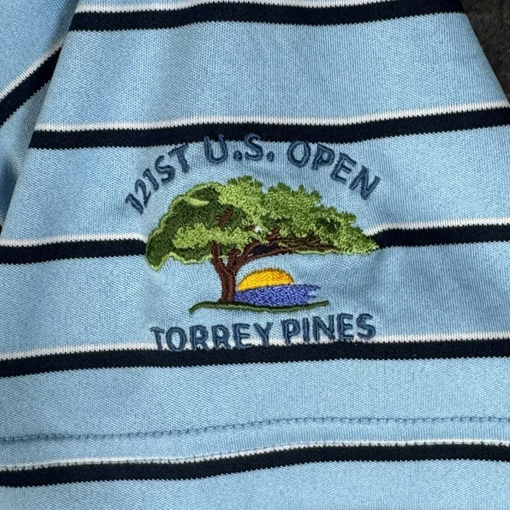 Polo Ralph Lauren Golf Polo Shirt Men XL Wicking Torrey Pines 121 US Open Preppy